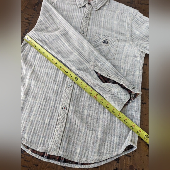 Artful Dodger M reversible plaid flannel - Picture 12 of 12